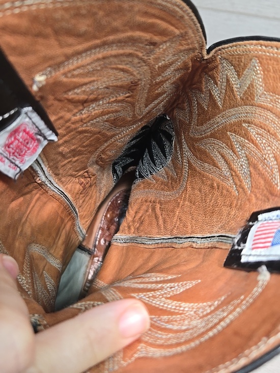 Nocona Texas Mens 4317C  Western Embroidered Heeled Cowboy Boots Shoes 10D main image 5